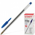 Ручка шарик  STAFF 141672, синяя