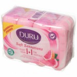 Мыло DURU  4*90г  1 + 1 cream+grapefruit/экопак/